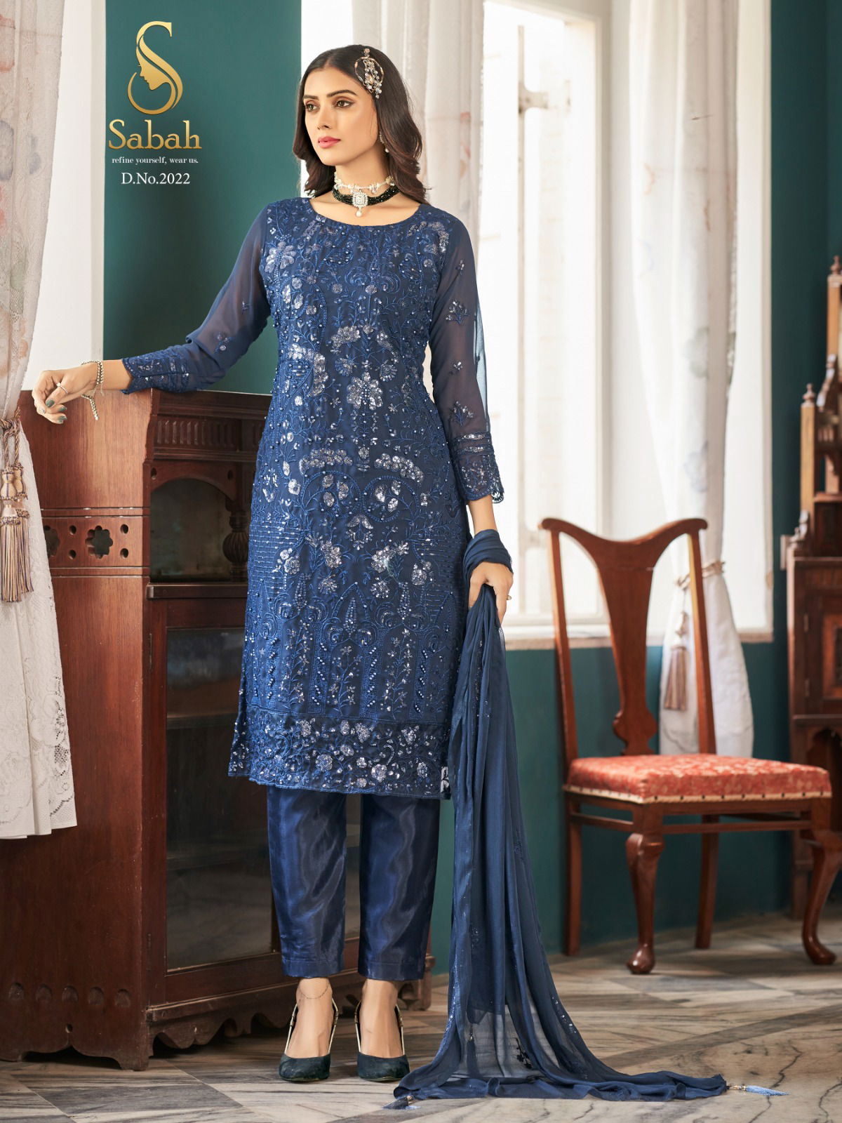 Pakiza By Sabah 2021-2026 Georgette Suits Catalog